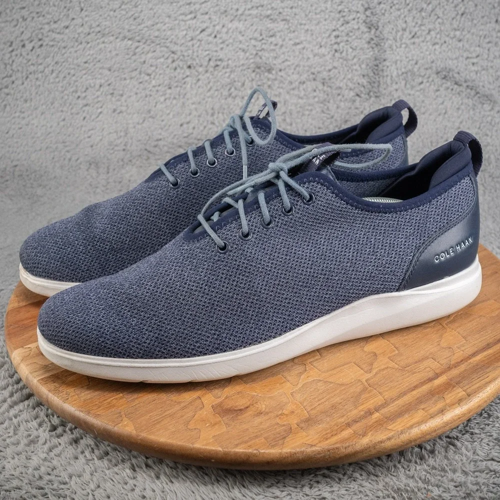 Cole‎ Haan Men's Grand Plus Essex Distance Knit Oxford Shoes Size 13 M